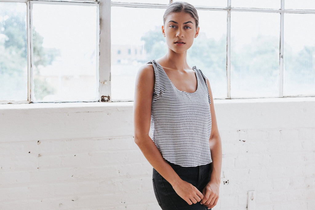 Evan Striped Tank - Nell and Rose