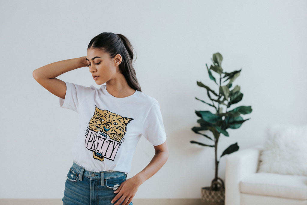 Pretty Kitty Tee - Nell and Rose