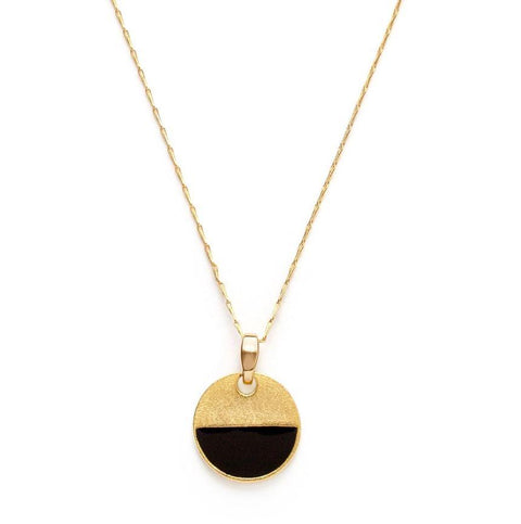 Color Horizon Necklace in Black