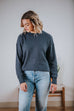 Micaela Sweater in Charcoal