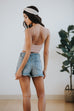 Tatum Cropped Cami in Dusty Rose