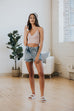 Tatum Cropped Cami in Dusty Rose