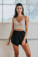 Tatum Cropped Cami in Light Taupe