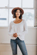 Becca Knot Top in White