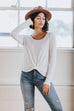 Becca Knot Top in White