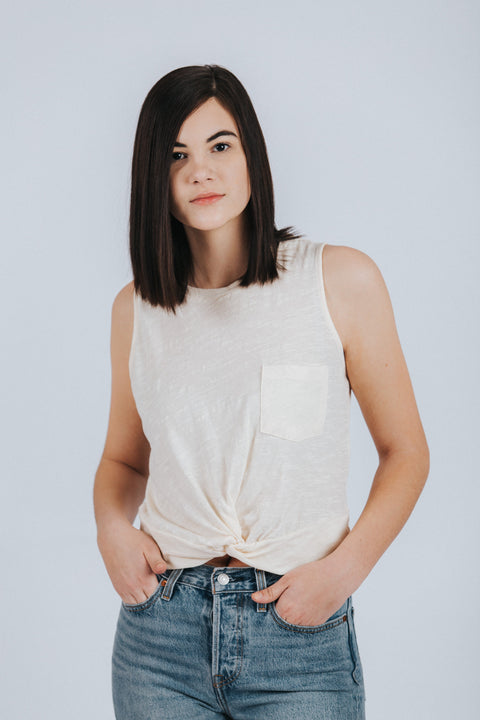Maeve Knot Tank - Nell and Rose