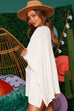 Sutton Poncho Top in Ivory