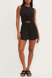 Trina Lounge Shorts in Black