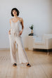 Ilona Jumpsuit in Oatmeal