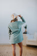 Jessa Tunic Sweatshirt in Sage