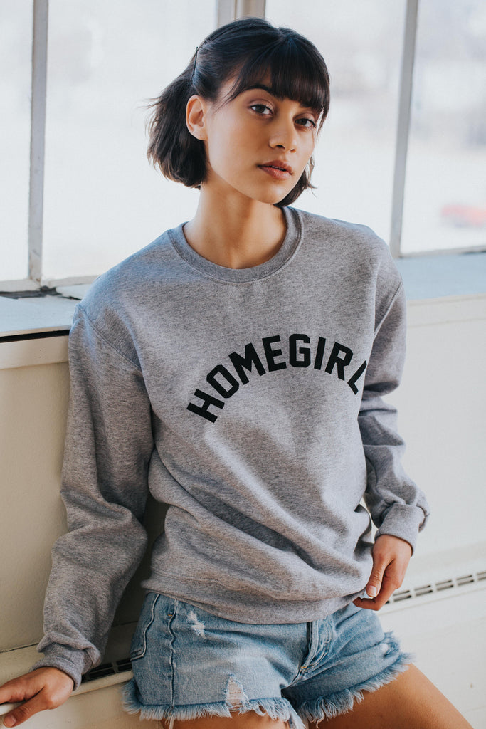 Homegirl Sweatshirt in Gray