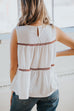 Maggie Sleeveless Tiered Top
