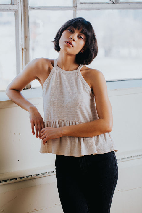 Midge Tank in Ivory